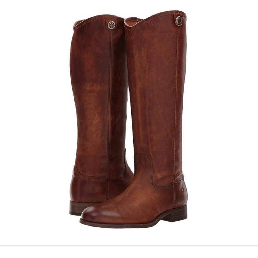 Frye Melissa Button in Cognac Size 8.5